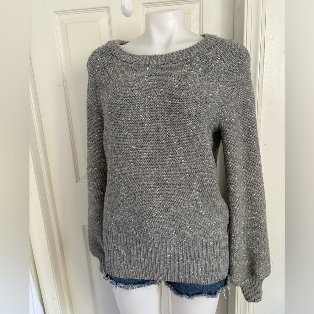 LC Lauren Conrad Heather Gray Women's Sweater - Picture 2 of 14